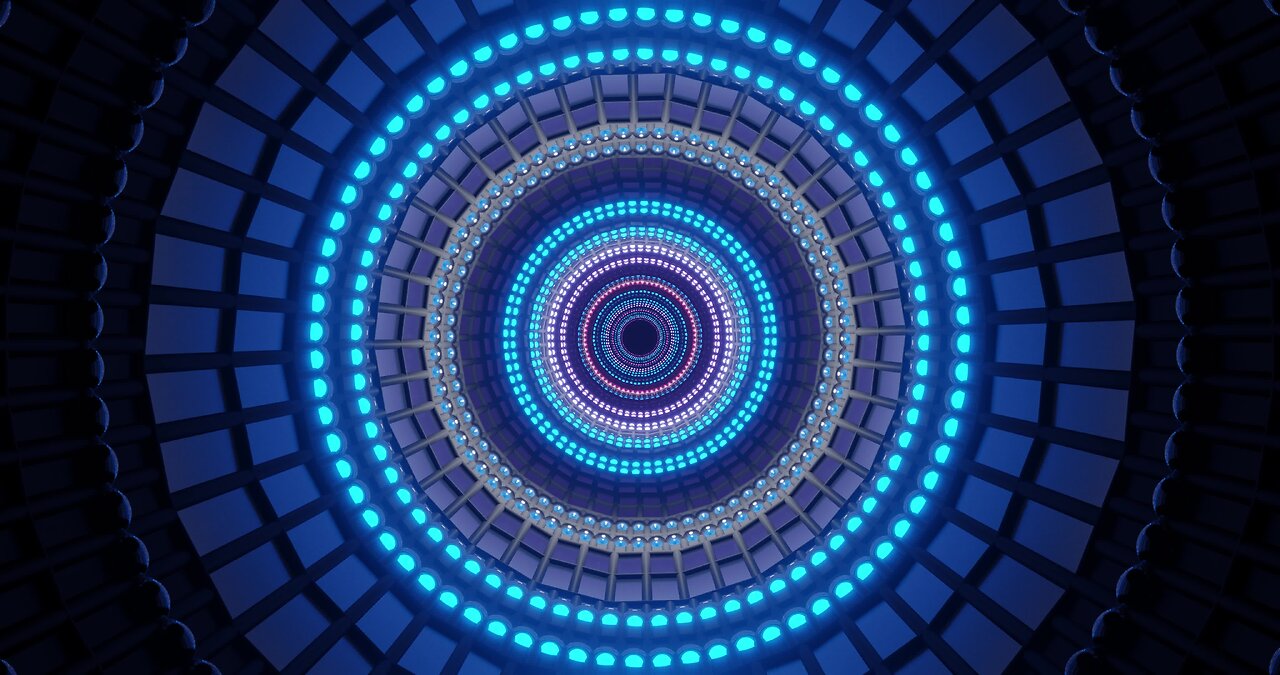 live wallpaper 4k no sound free download | cool blue neon sci-fi tunnel vj loop video