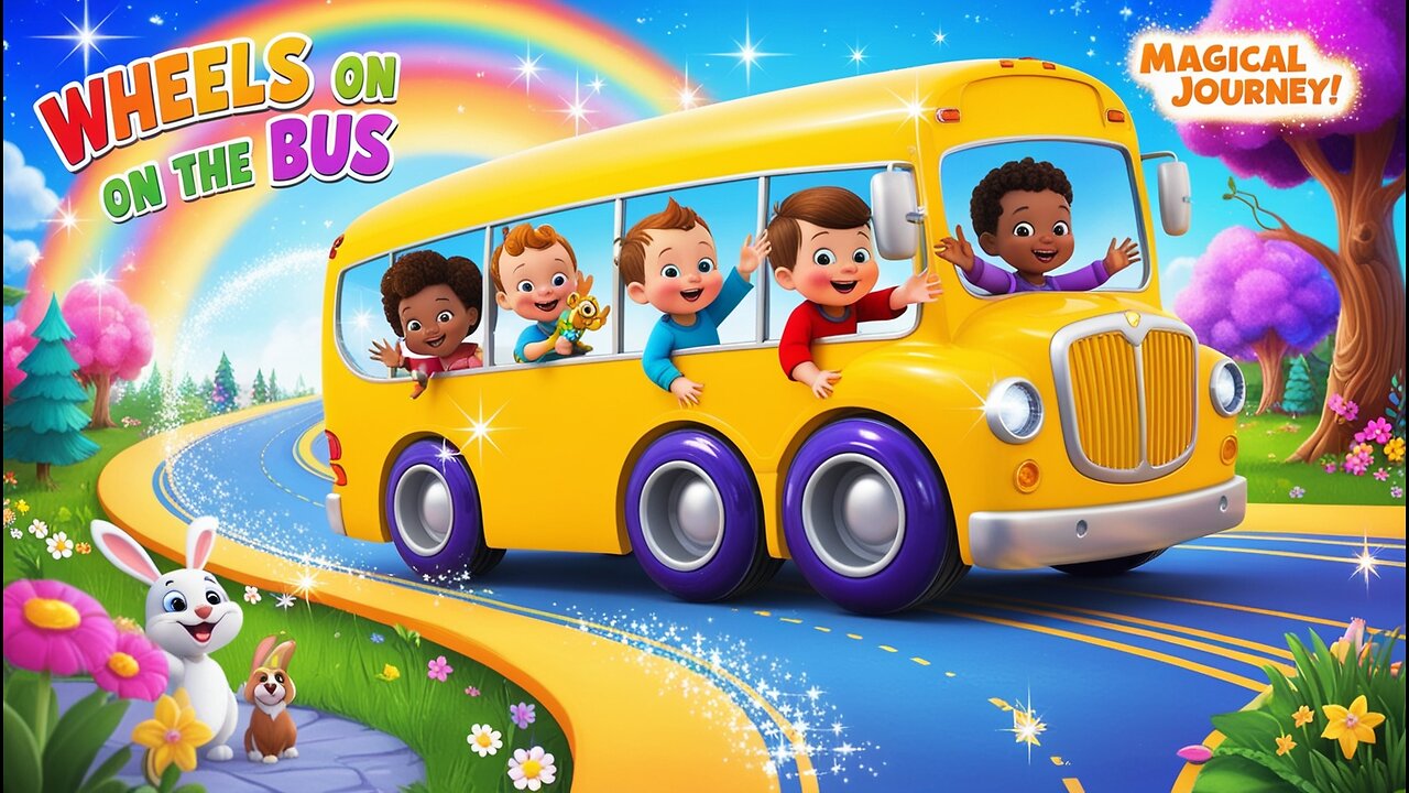 Wheels on the Bus Dance and Play | New Version | NurseryRhyme