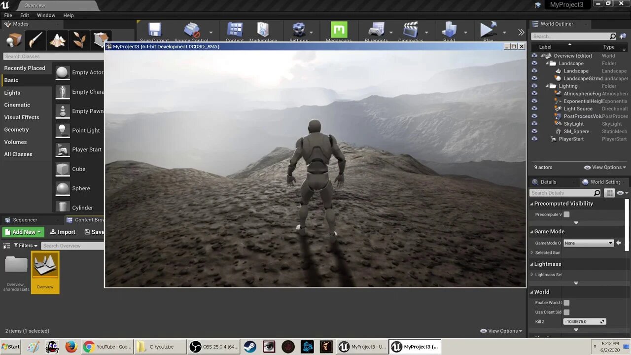 2020 Unreal engine 424 2 fx packs and a landscape pack (free for the month)