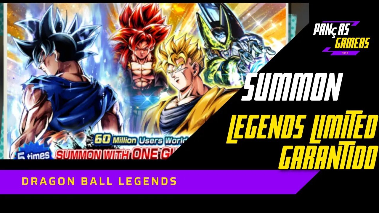 SUMMON LEGENDS LIMITED GARANTIDO - DRAGON BALL LEGENDS