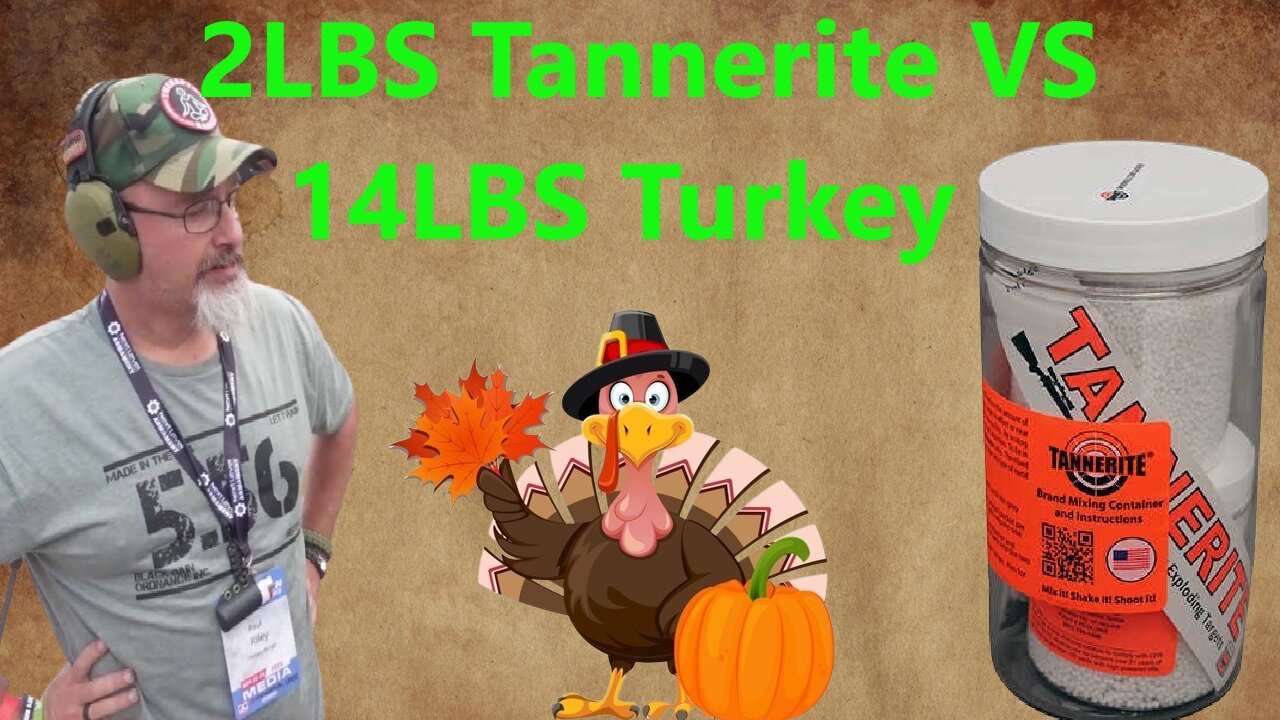 2lbs of Tannerite vs 14lbs Turkey! Happy Thanksgiving From Therapy Range