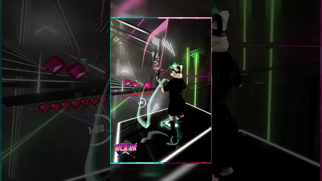 "Baddie" by IVE - #mixedreality #beatsaber