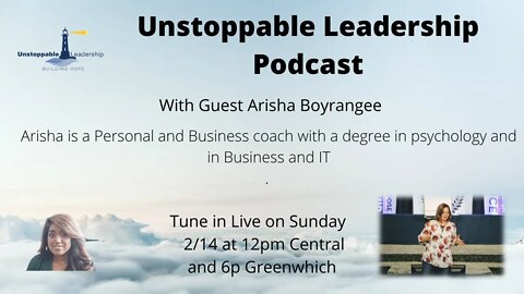 The Coachable You Guest Arisha Boyrangee