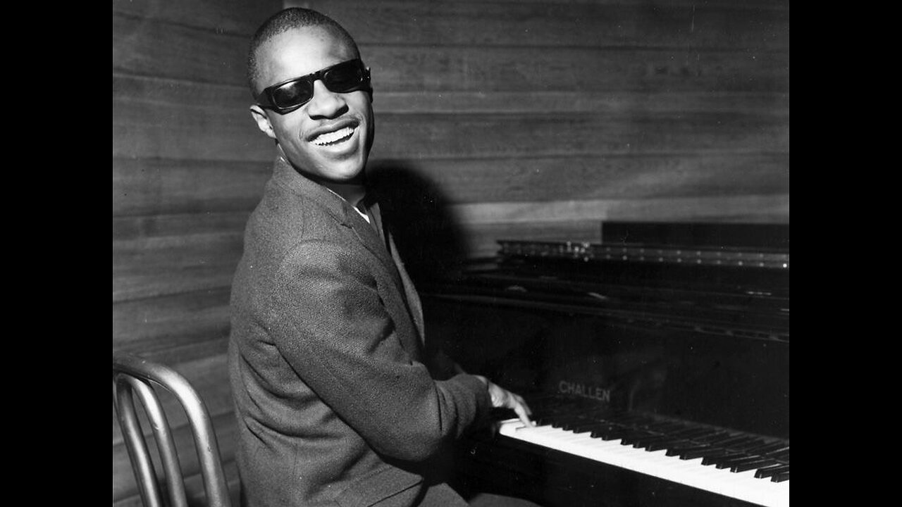 Slideshow tribute to Stevie Wonder.