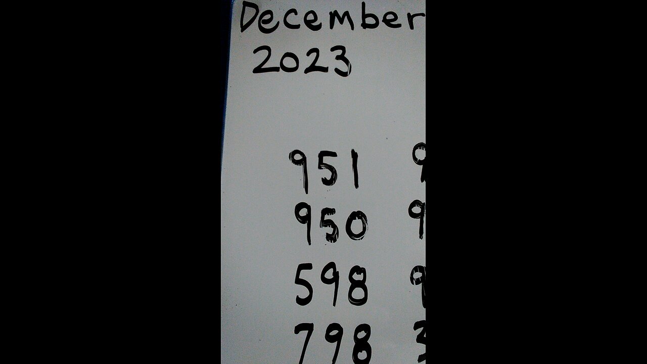 Pick 3 All States$ December 2023