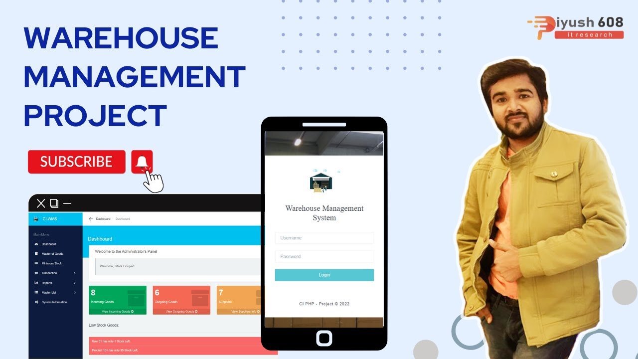 Download Free Warehouse management Project with source code