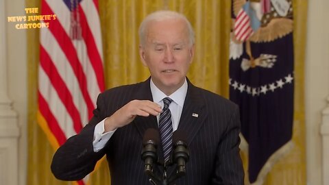 Biden delivers update on vaccination.