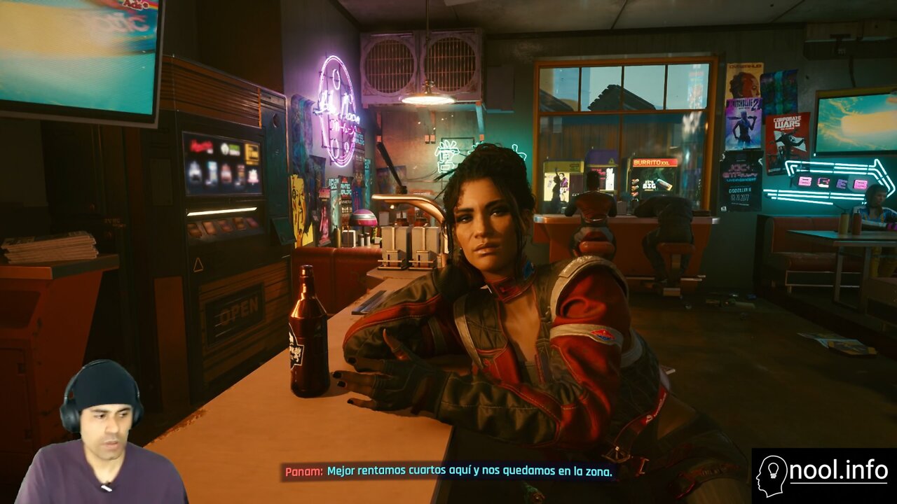 ¡Haciendo ejercicio y jugando Cyberpunk 2077 en nool.info!