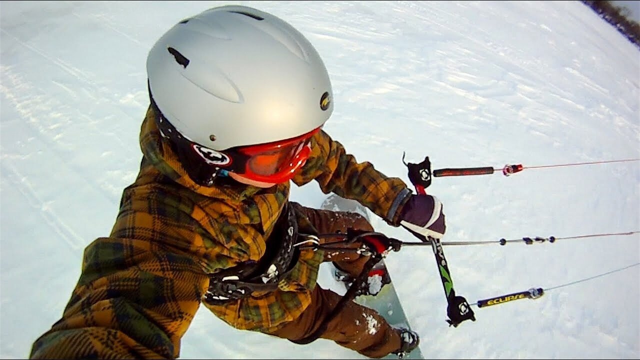 GoPro HD HERO camera: SnowKiting in the Backcountry