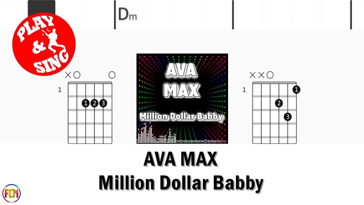 AVA MAX Million Dollar Babby FCN GUITAR CHORDS & LYRICS