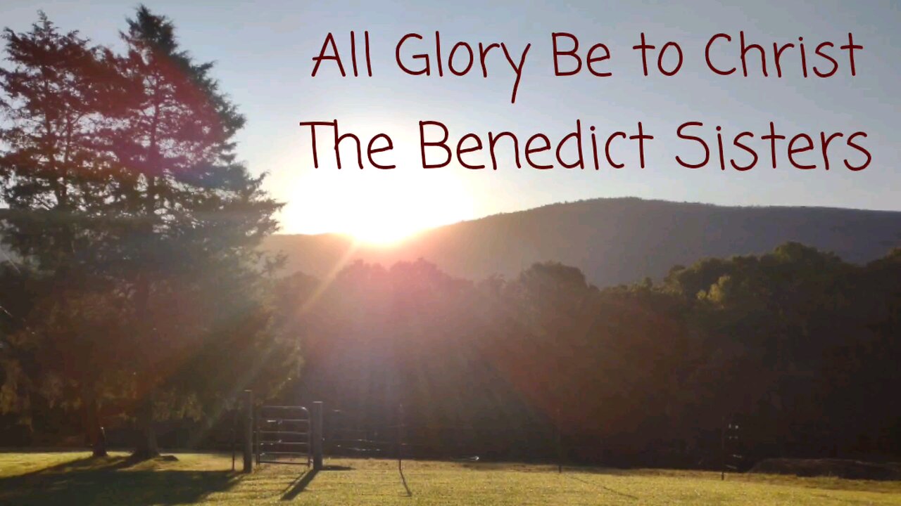 All Glory Be to Christ