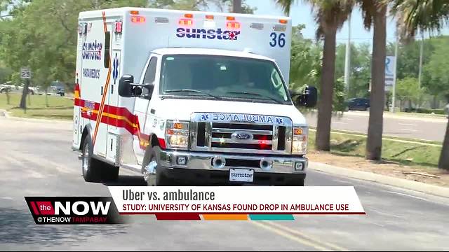 Uber, Lyft taking business away from ambulance companies, study says