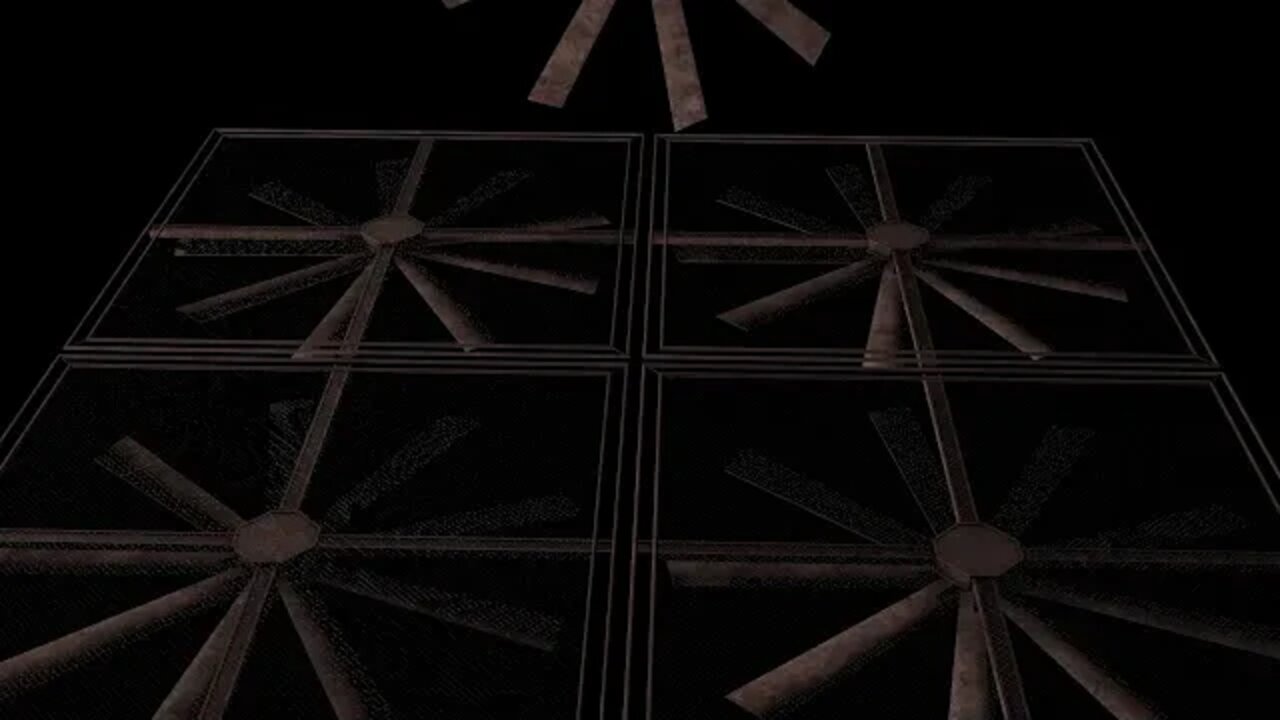 Silent Hill Inspired 3DS Max Rendering "Rusty Fans"
