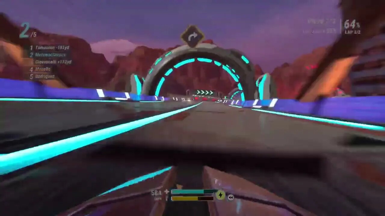 Highlight: Redout 2 : First Person View. Career mode