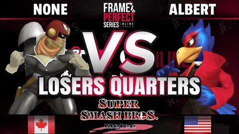 FPS5 Online - GG | n0ne (Captain Falcon) vs. Metafy | Albert (Falco) - Melee Losers Quarters