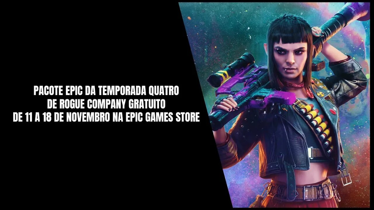 Pacote Epic Temporada Quatro de Rogue Company Gratuito de 11 a 18 de Novembro na Epic Games Store