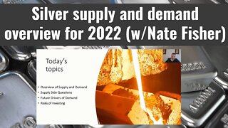 Silver supply and demand overview for 2022 (w/Nate Fisher)