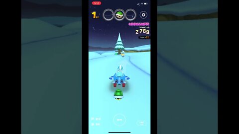 Mario Kart Tour - Ice Bro Gameplay (Frost Tour Gift Driver)