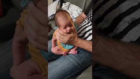 I got pooped on! Feeding baby! #baby #babyboy #cute #cutebaby