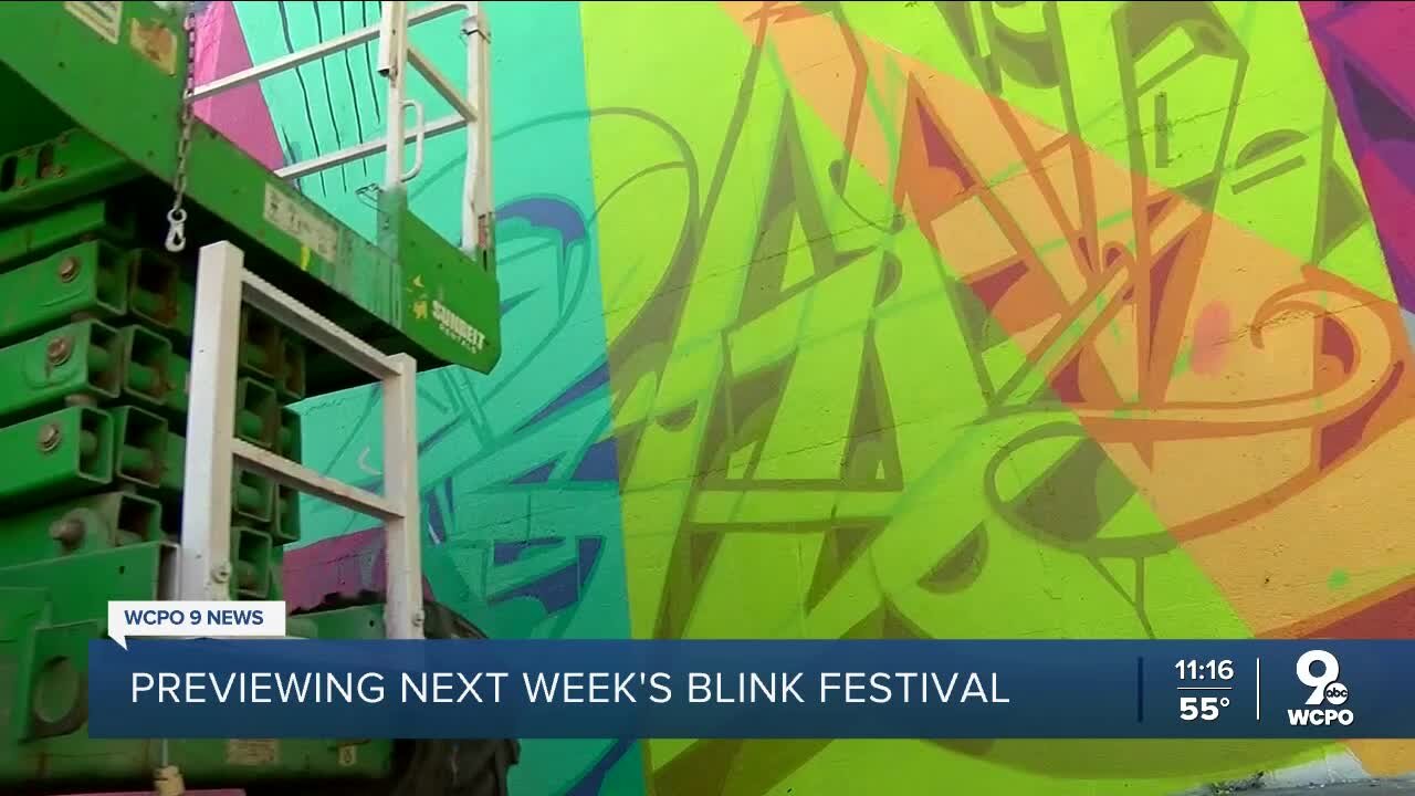 BLINK artists from around the world preparing new murals around Cincinnati area