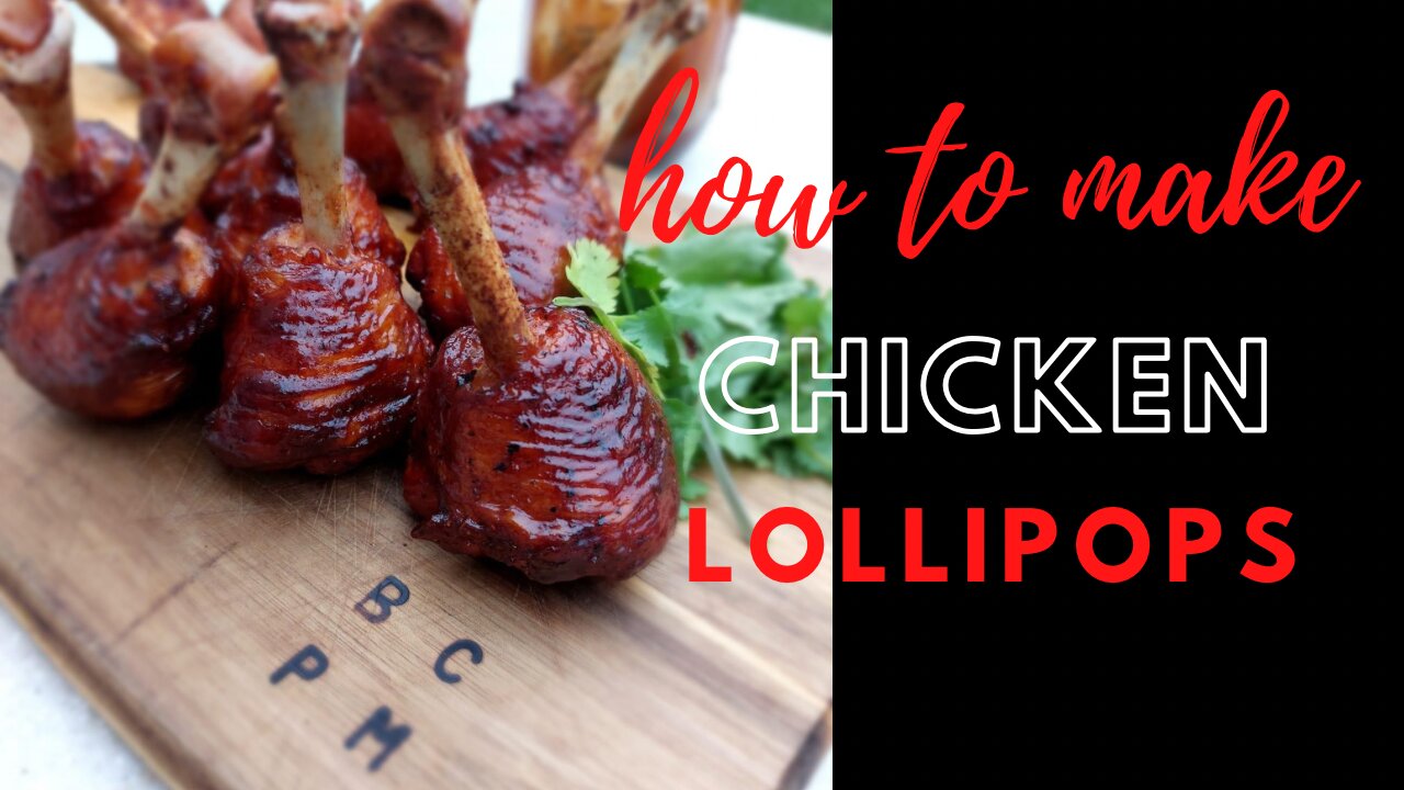 How to make Bbq chicken lollipops