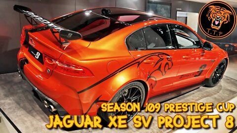 LET'S RACE the Season 109 Prestige Cup with the Jaguar XE SV Project 8 (Car Setup)