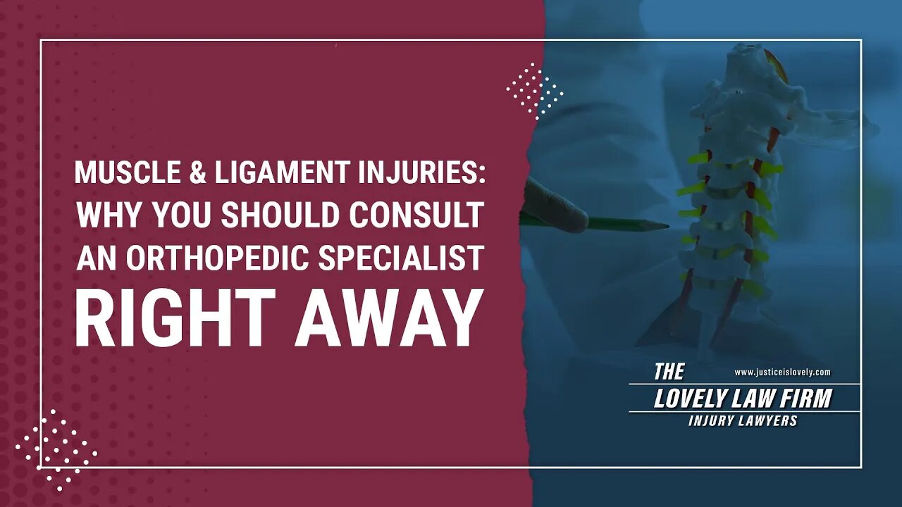 Muscle & Ligament Injuries: Why You Should Consult An Orthopedic Specialist Right Away