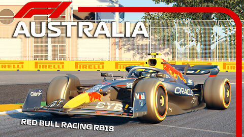 F1 2022 Australian - Sergio Perez Onboard Lap | RED BULL RACING RB18 - Assetto Corsa