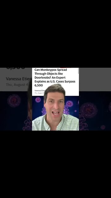 Can MonkeyPox Spread through Objects like Doorknobs?