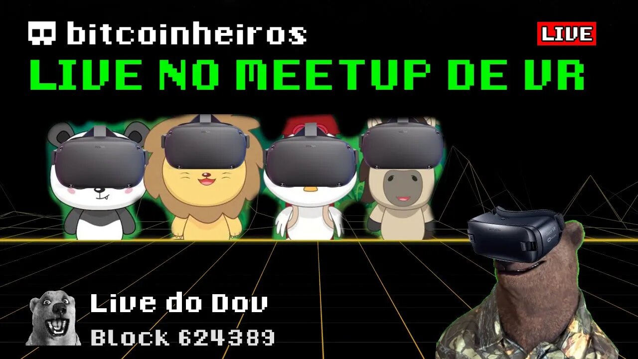LIVE com o Dov na Meetup de VR dos Magical Crypto Friends