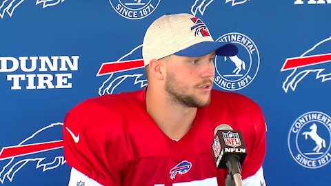 Josh Allen previews week 1 matchup vs. Steelers