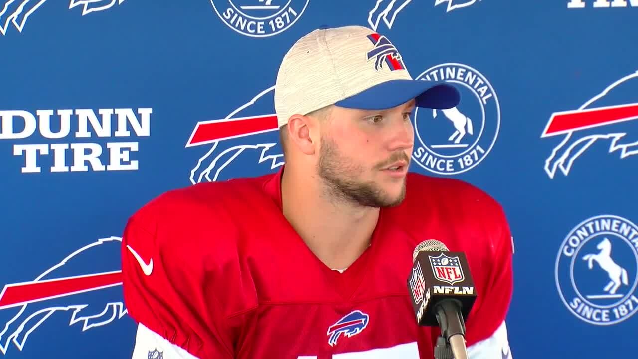 Josh Allen previews week 1 matchup vs. Steelers