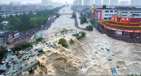 The World Is Shocked By The Flood in china!monstrous footage Feom bejing and hebei!