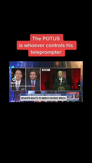 DeSantis: The POTUS is whoever is controlling his teleprompter Biden | Trump | Bongino