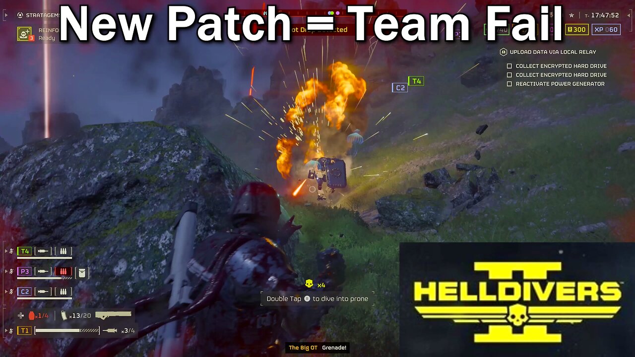 Helldivers 2- Helldive Difficulty- Automatons- New Patch= Balancing= Epic Failure