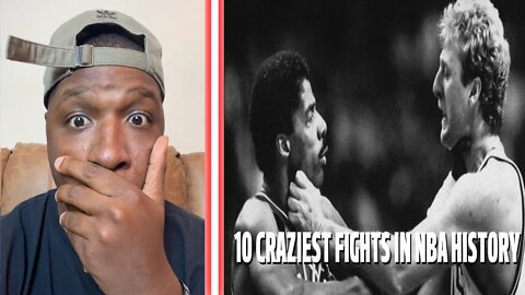 THEY WERE CRAZY! Craziest NBA Fights VOL 1. REACTION