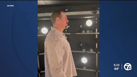 Dan Campbell gets scanned for 'Madden NFL 24' video game