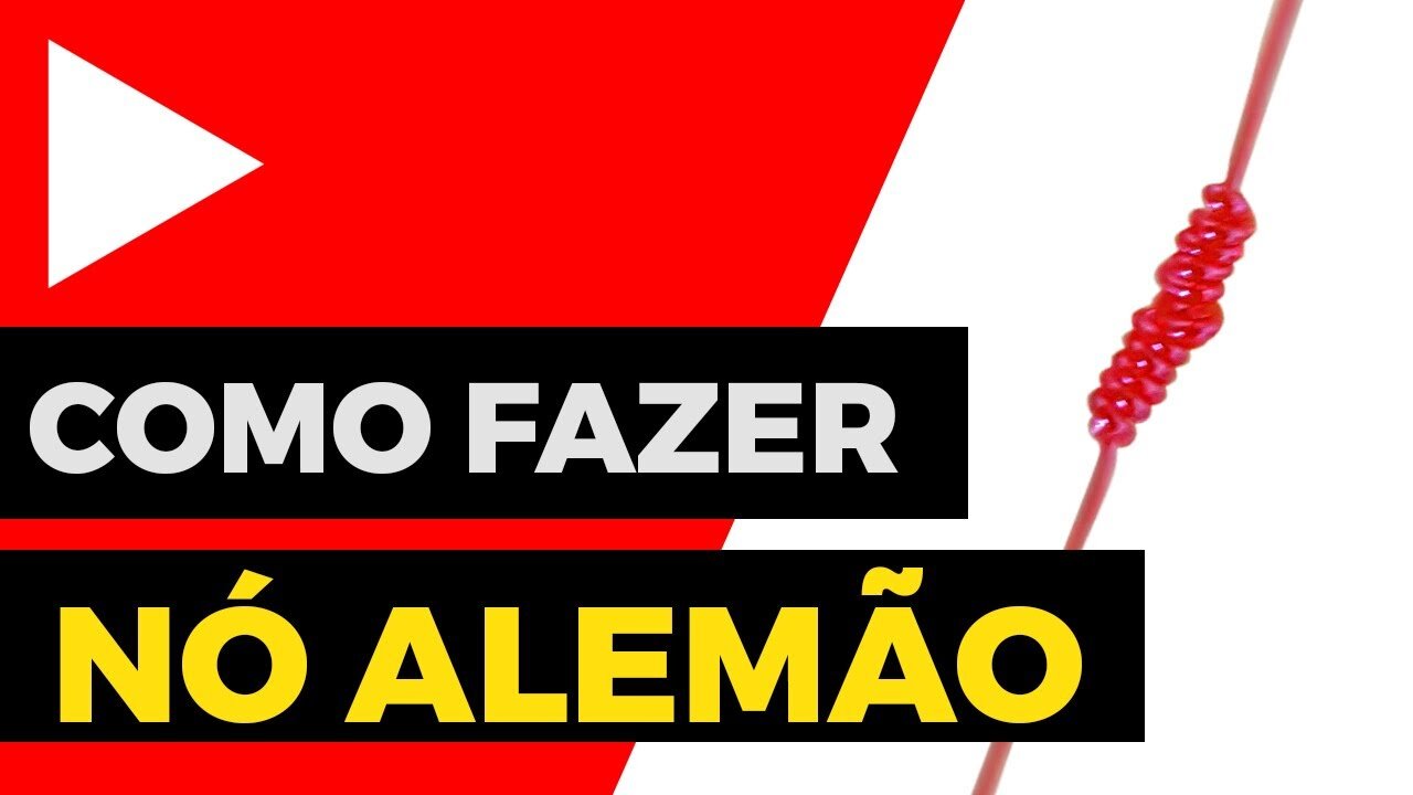 NÓ ALEMÃO O NÓ DE PESCA que todo PESCADOR deve APRENDER