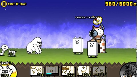 The Battle Cats - Weekend Stage/XP Stage - Sweet XP (Hard)