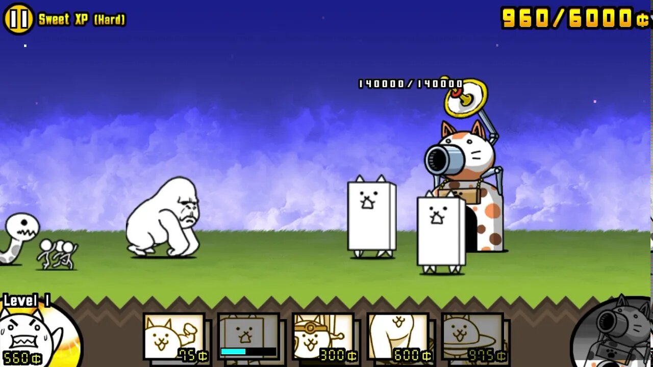 The Battle Cats - Weekend Stage/XP Stage - Sweet XP (Hard)