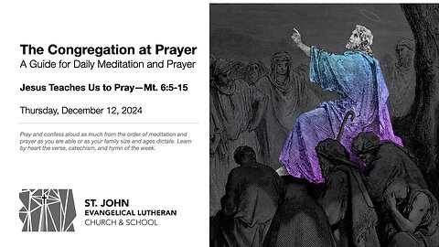 Jesus Teaches Us to Pray—Mt. 6:5-15