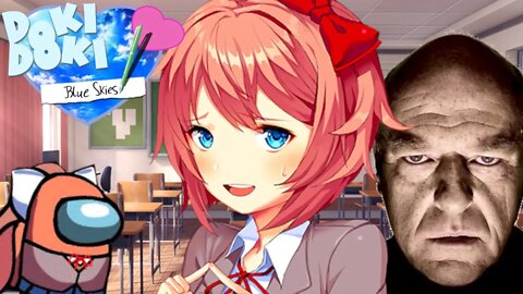 SAYORI ACTING A LITTLE SUS | DOKI DOKI BLUE SKIES (PART 21)