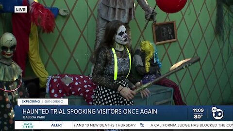 Megan Parry at The Haunted Trail