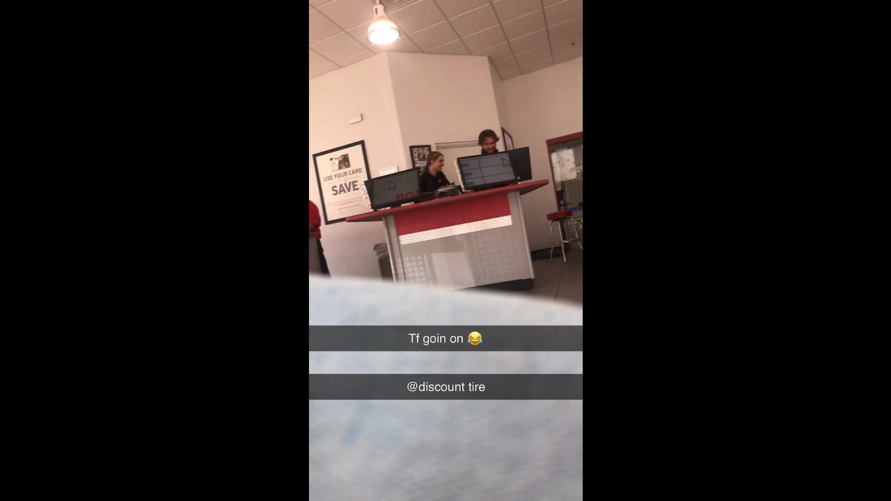 Discount Tire was wild today