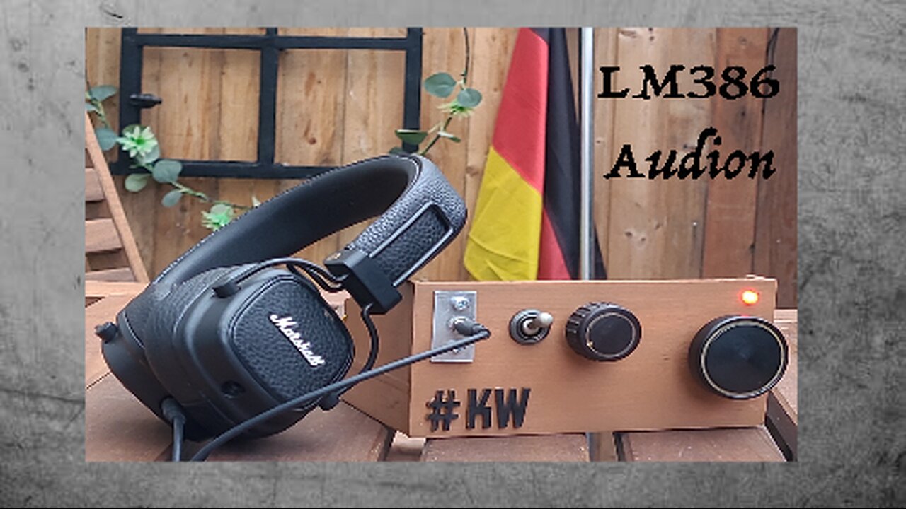 LM386 Audion für Kurzwelle selber bauen
