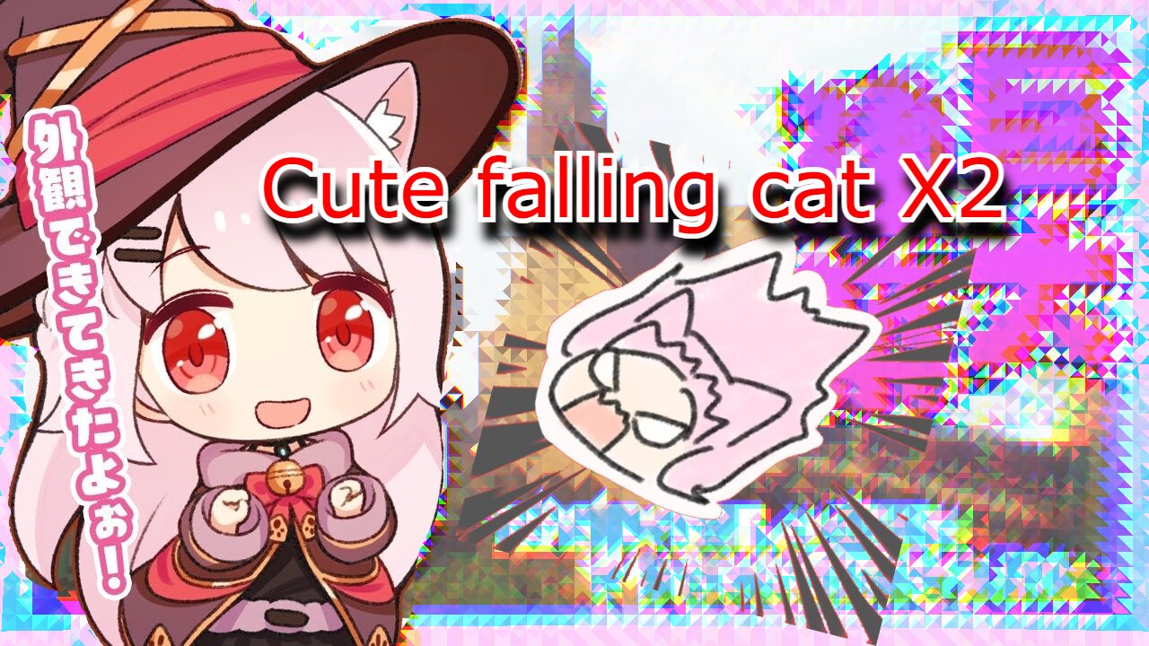 Bell Nekonogi ends up falling twice I found it cute so I clipped it