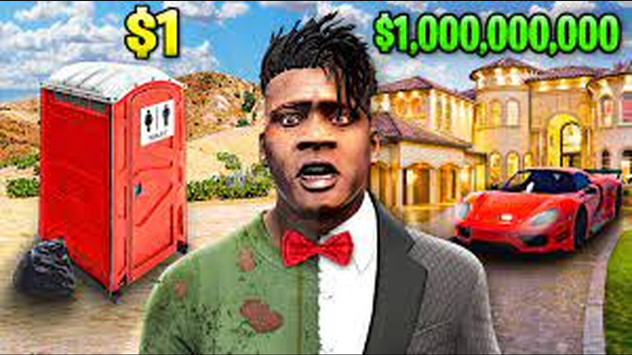 $1 vs $1,000,000,000 Hotel Room in GTA 5!