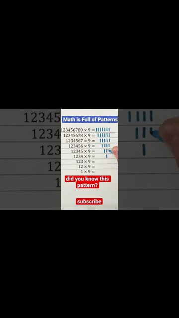Math multiplication pattern~~
