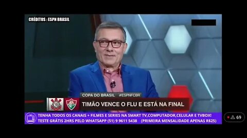ESPN FC 16/09/22 ESPN AO VIVO! CORINTHIANS ELIMINA FLUMINENSE E VAI PARA A FINAL DA COPA DO BRASIL!