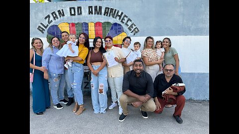 Hoje teve batizado no Alzan do Amanhecer